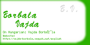 borbala vajda business card